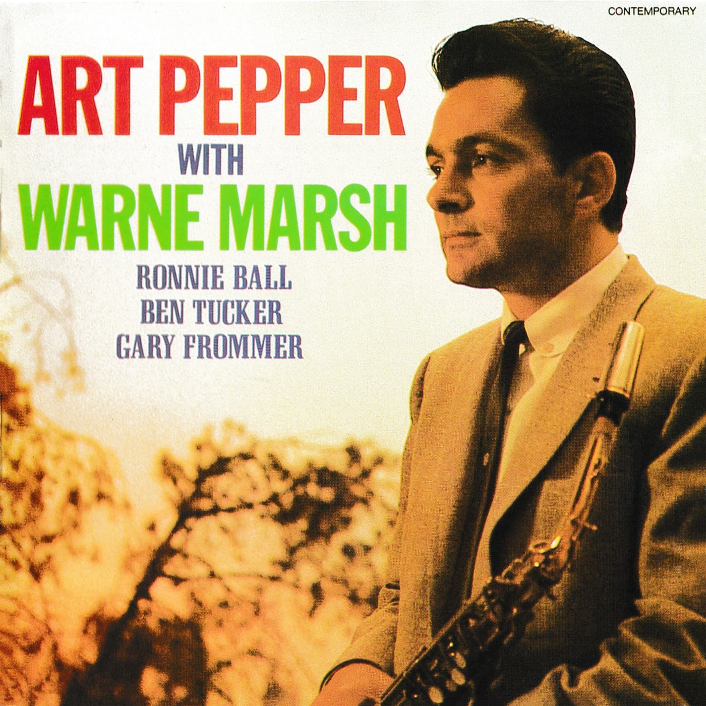 Art Pepper with Warne Marsh cover